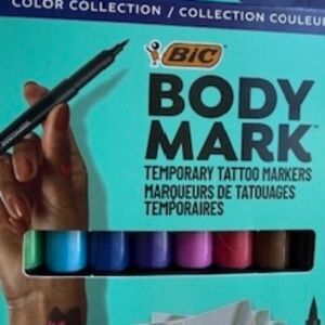 BIC Body Mark Temporary Tattoo Markers *NEW*